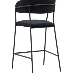 Lui barstol - Svart sammet