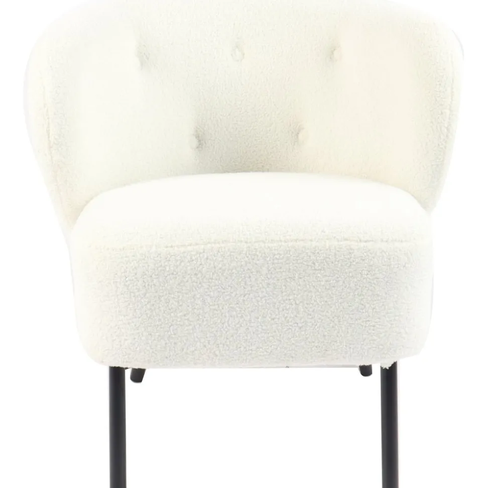 Lullaby fåtölj - Offwhite Boucle / Teddy + Fläckborttagare för möbler