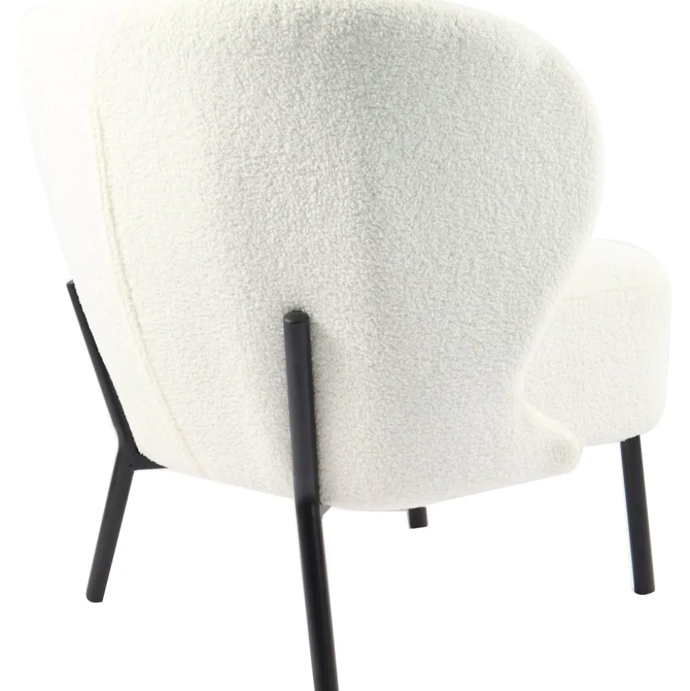 Lullaby fåtölj - Offwhite Boucle / Teddy + Fläckborttagare för möbler