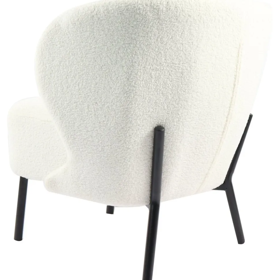 Lullaby fåtölj - Offwhite Boucle / Teddy + Fläckborttagare för möbler