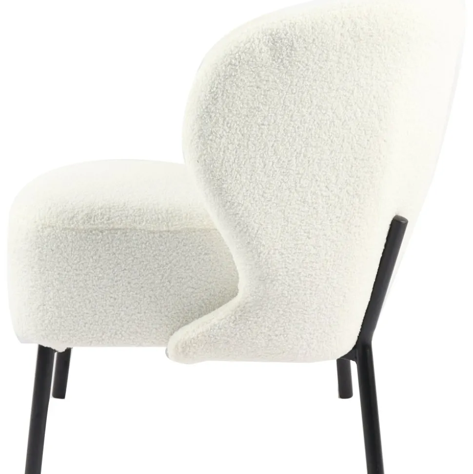 Lullaby fåtölj - Offwhite Boucle / Teddy + Fläckborttagare för möbler