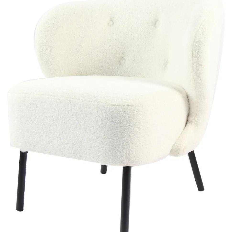 Lullaby fåtölj - Offwhite Boucle / Teddy + Fläckborttagare för möbler