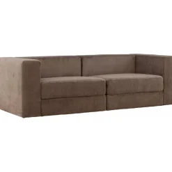 Lumi 3-sits soffa - Brun linne