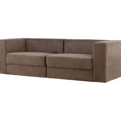 Lumi 3-sits soffa - Brun linne