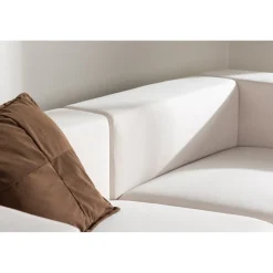 Lumi 3-sits soffa - Vit linne