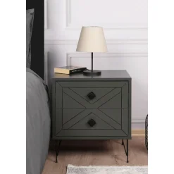 Luna sängbord - Antracit