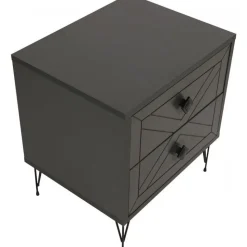 Luna sängbord - Antracit