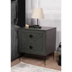 Luna sängbord - Antracit