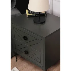 Luna sängbord - Antracit