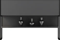 Lux avlastningsbord 120 x 30 cm - Antracit/svart