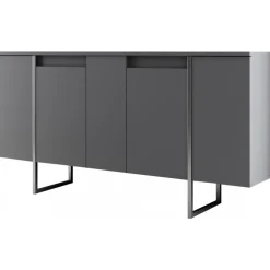 Lux skänk - Antracit/silver