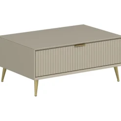 Lux soffbord 90 x 60 cm - Beige
