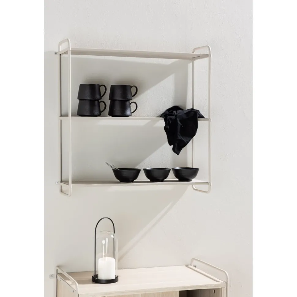 Lyon vägghylla 63 x 62 cm - Beige