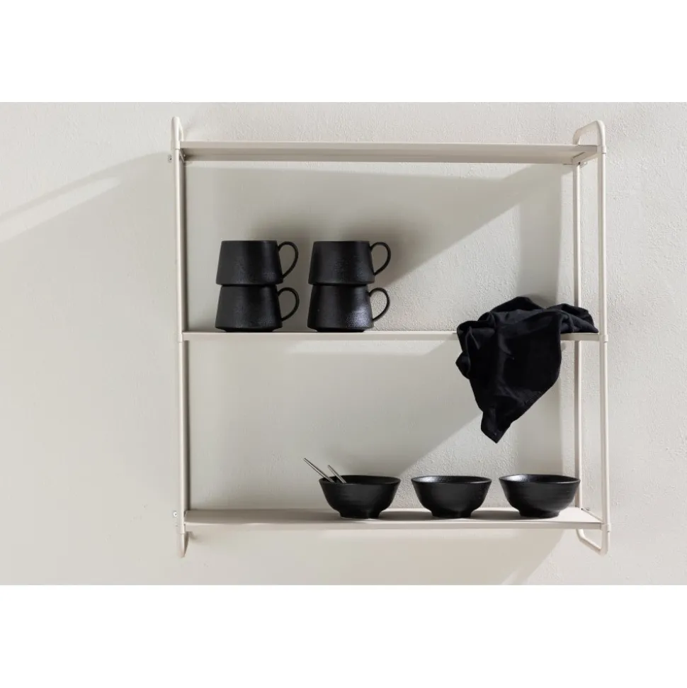 Lyon vägghylla 63 x 62 cm - Beige