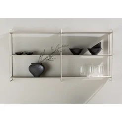 Lyon vägghylla 63 x 122 cm - Beige