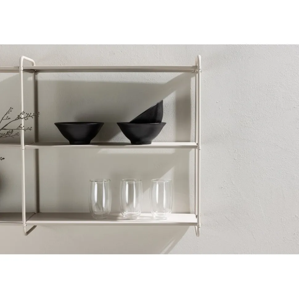 Lyon vägghylla 63 x 122 cm - Beige