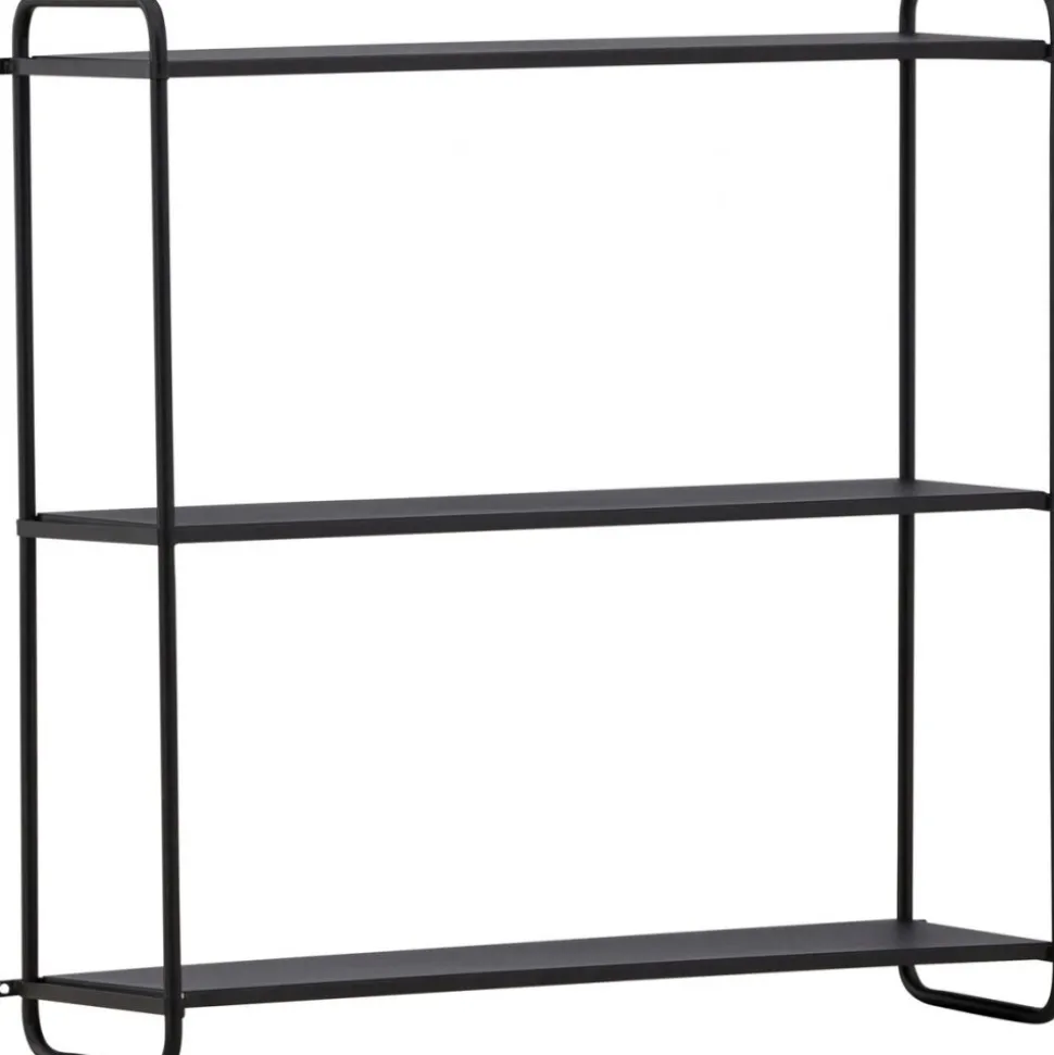 Lyon vägghylla 63 x 62 cm - Svart