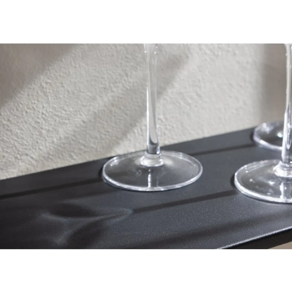 Lyon vägghylla 63 x 62 cm - Svart