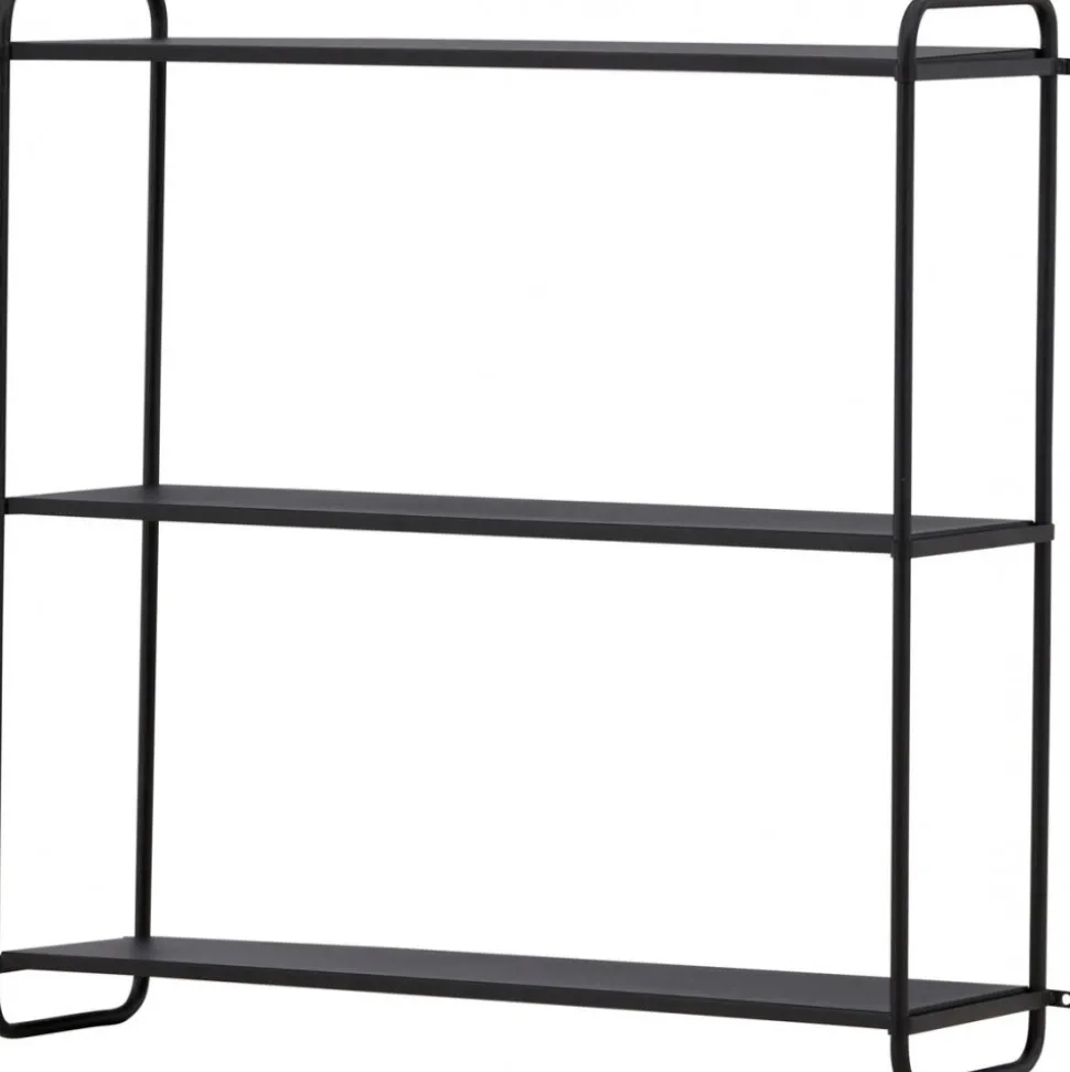 Lyon vägghylla 63 x 62 cm - Svart