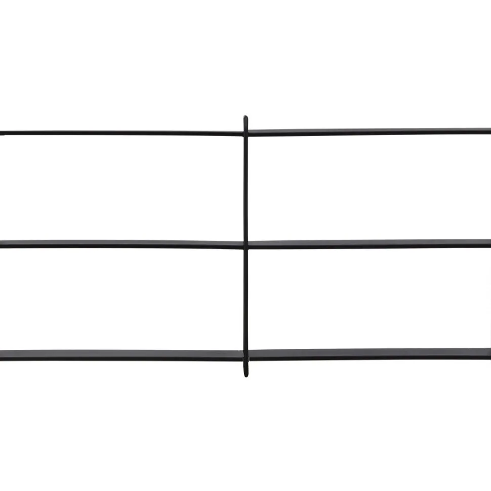 Lyon vägghylla 63 x 122 cm - Svart