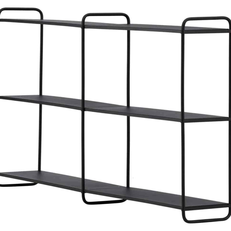 Lyon vägghylla 63 x 122 cm - Svart