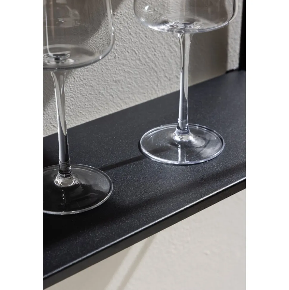 Lyon vägghylla 63 x 122 cm - Svart