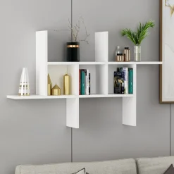 Madagaskar vägghylla Vit