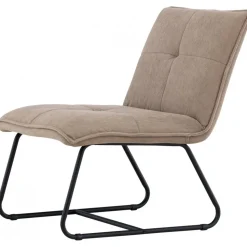 Madison loungestol - Brun manchester/svart