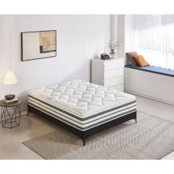 Madrass med inbyggd bäddmadrass - Pocketsystem 5-zons