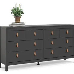 Madrid bred byrå - Svart