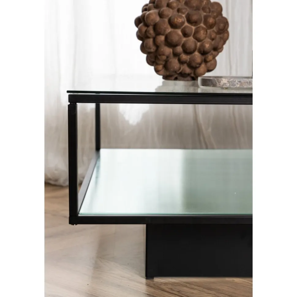 Maglehem soffbord 90 x 90 cm - Svart