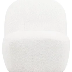 Mahla loungestol - Vit bouclé