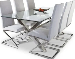 Maine glasmatbord - 200x95 cm