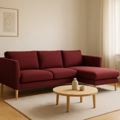 Maison Divansoffa Höger - Vinröd