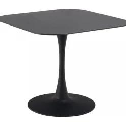 Malta matbord 90 x 90 cm - Svart