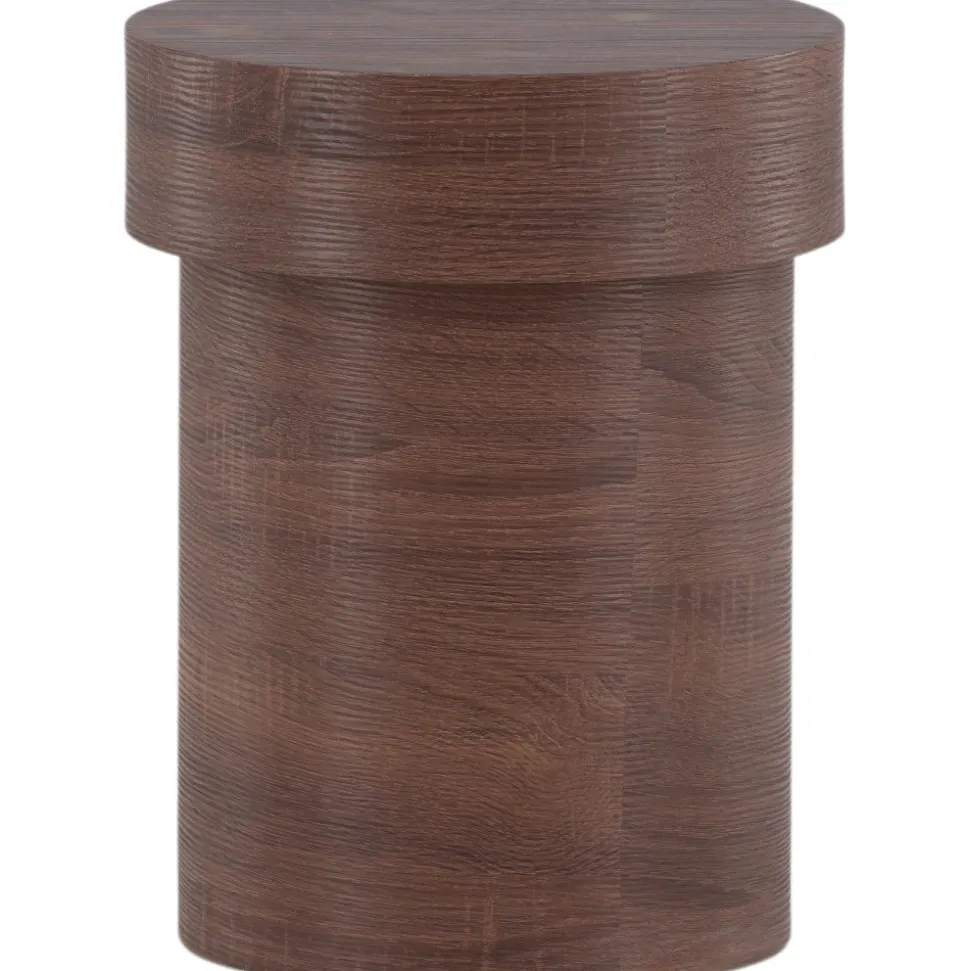 Malung sidobord Ø35 cm - Brun