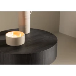 Malung sidobord Ø50 cm - Svart