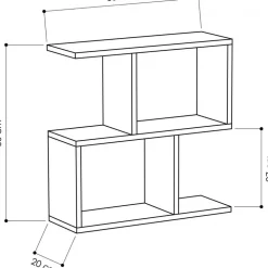 Mania sidobord 60 x 20 cm - Travertin