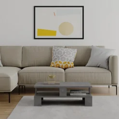 Manus soffbord 80 x 50 cm - Grå