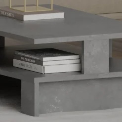 Manus soffbord 80 x 50 cm - Grå