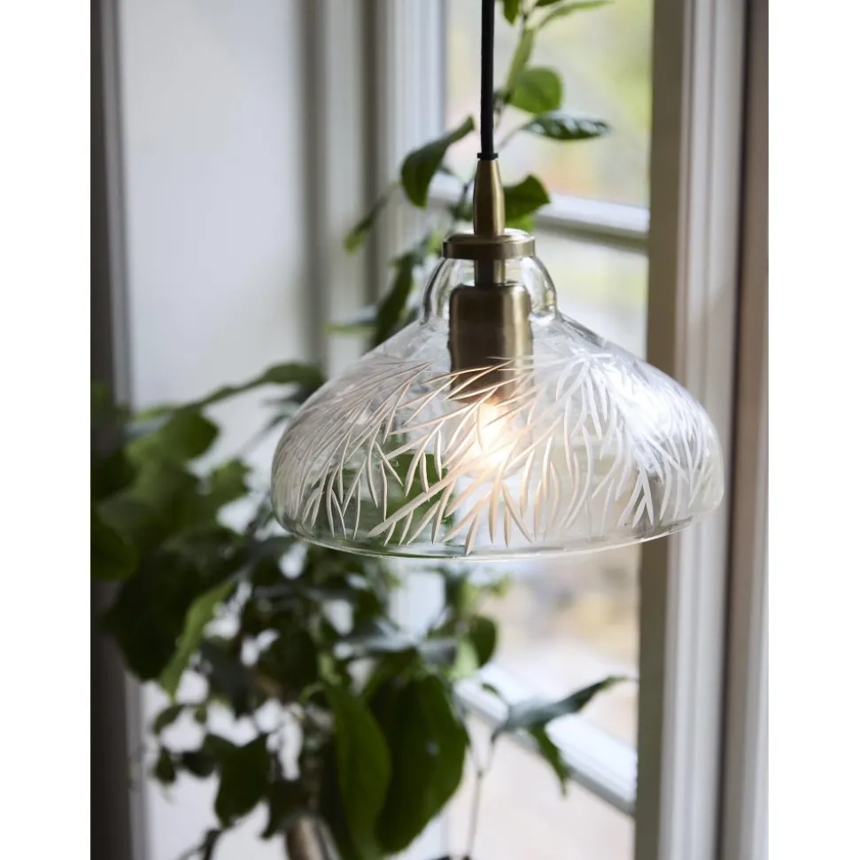 Maple taklampa - Klarglas - 23 cm