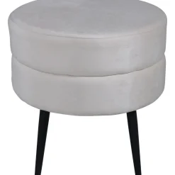 Mariana sittpuff - Beige sammet