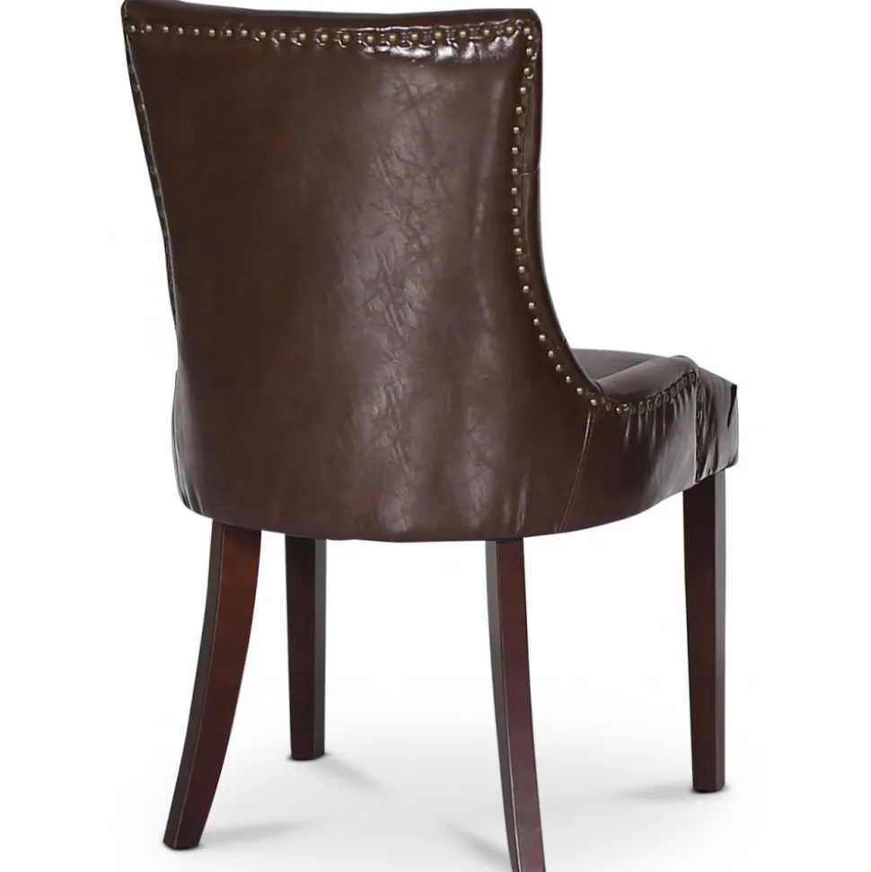 Marie Stol i brun vintage PU