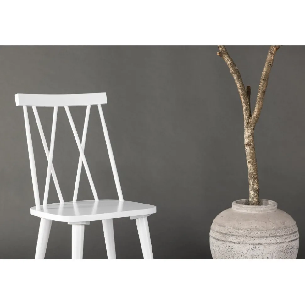 Mariette matstol - Vit