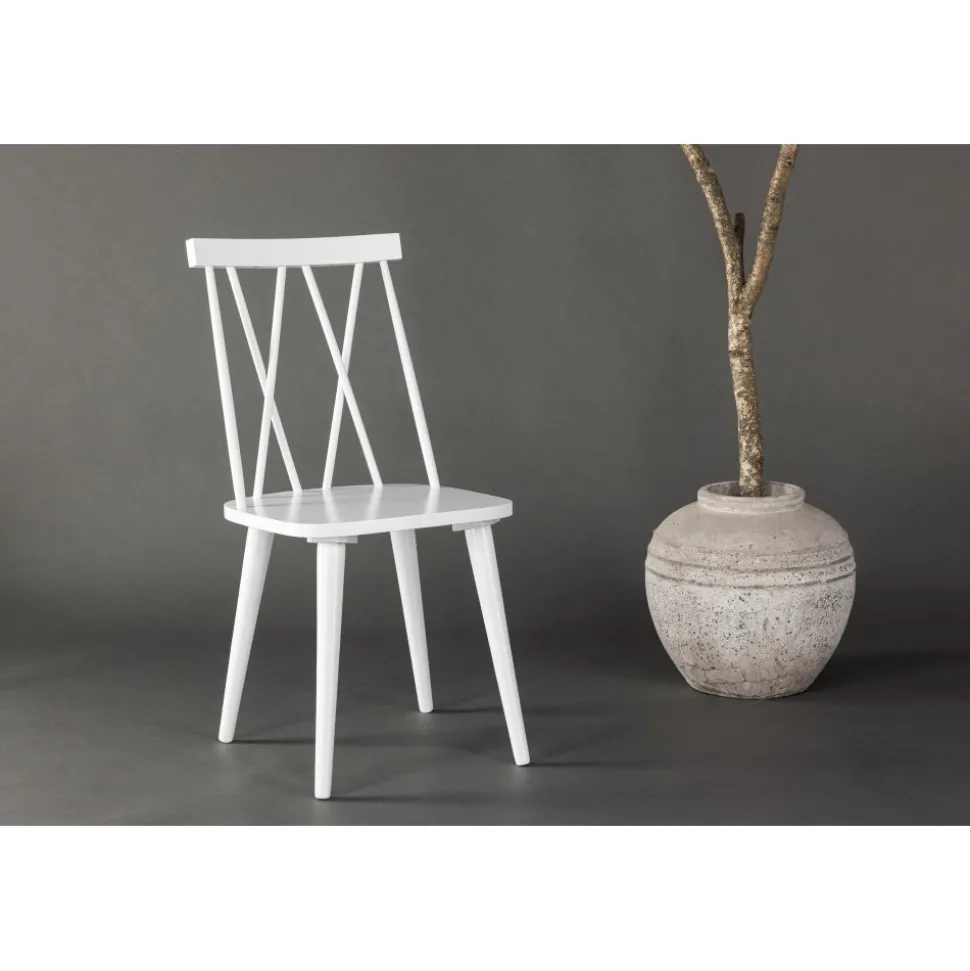 Mariette matstol - Vit