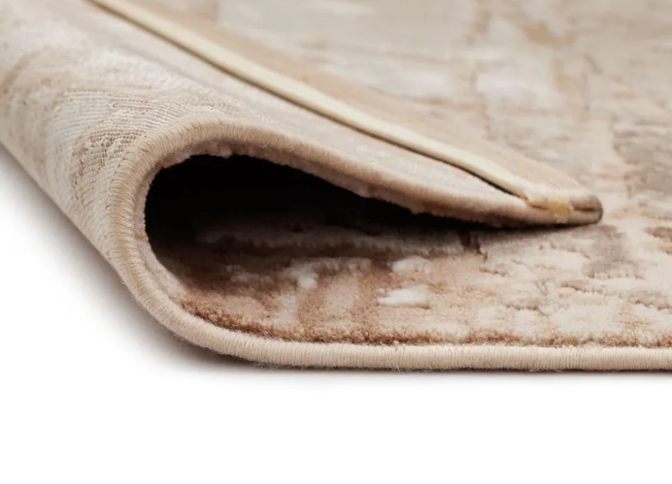 Maskinvävd matta Galya Brick - Nougat