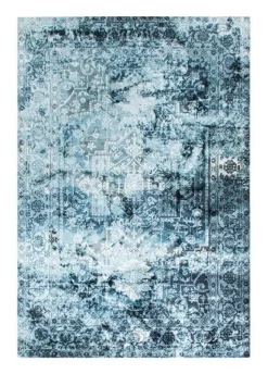 Maskinvävd matta Helmut - Turkos