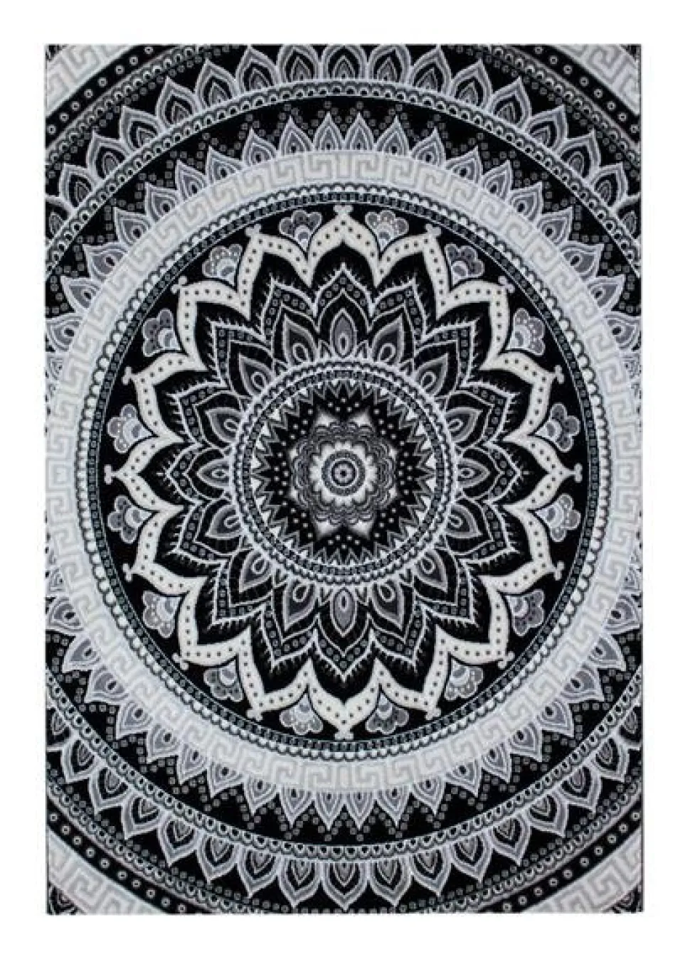 Maskinvävd matta Linwood - Grå