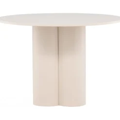 Matbord Ø110 cm beige - Olivia