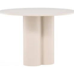 Matbord Ø110 cm beige - Olivia